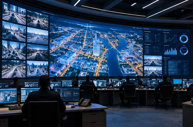 Illustrative government & control rooms LED display application