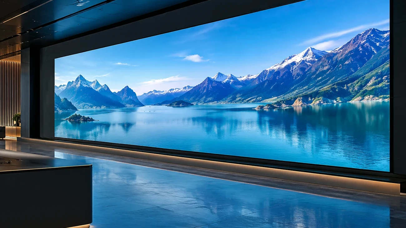 Illustrative corporate & meeting rooms LED display application