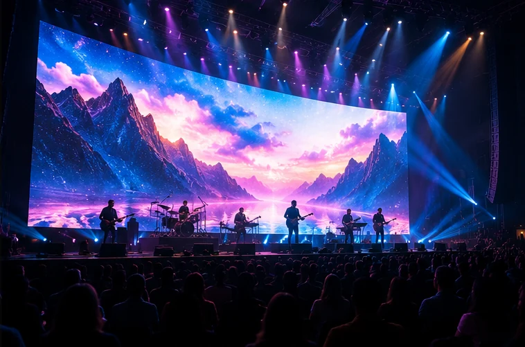 Illustrative entertainment & events LED display application