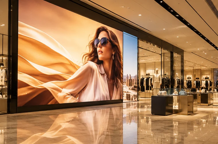 Illustrative retail & commercial LED display application