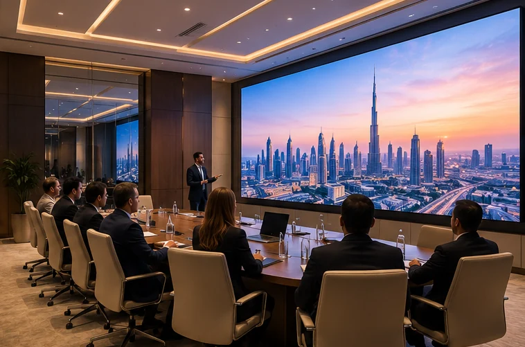 Illustrative education & training LED display application